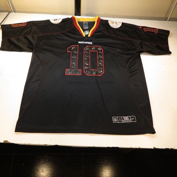 VINTAGE WASHINGTON REDSKINS THROWBACK NFL FOOTBALL JERSEY 56 10 Robert Griffin - Picture 1 of 6